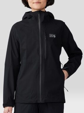 MOUNTAIN HARDWEAR Hooded Rain Jacket | XSmall
